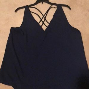 Navy blue tank from express
